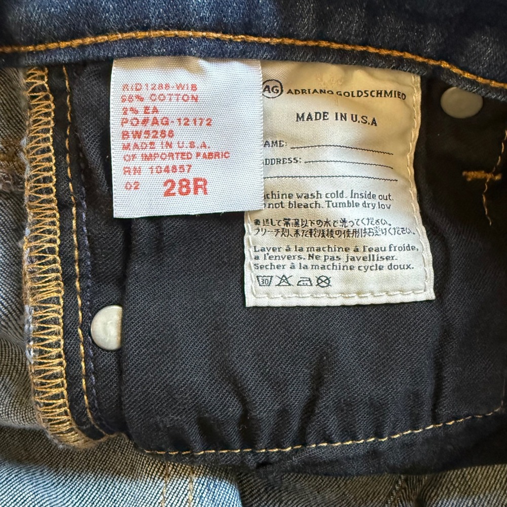 AG Adriano Goldschmied The Legging Super Skinny 28 Blue Excellent Jeans HOT! - Picture 5 of 14
